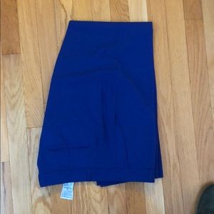 Royal Blue Straight Leg Banana Republic Ryan Pants